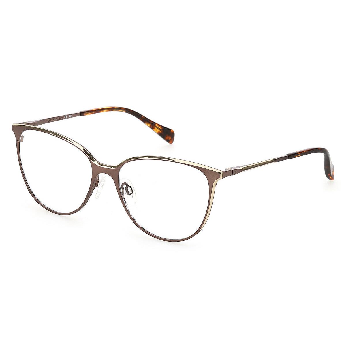 Rag Bone 3032 Eyeglasses Women 001Q Gold Brown Oval 54mm - Frame: 001Q Gold Brown, Lens: Demo, Code: 001Q