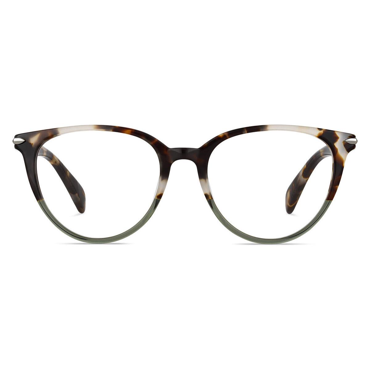 Rag Bone 3027 Eyeglasses Women 0AB8 Havana Gray Cat Eye 51