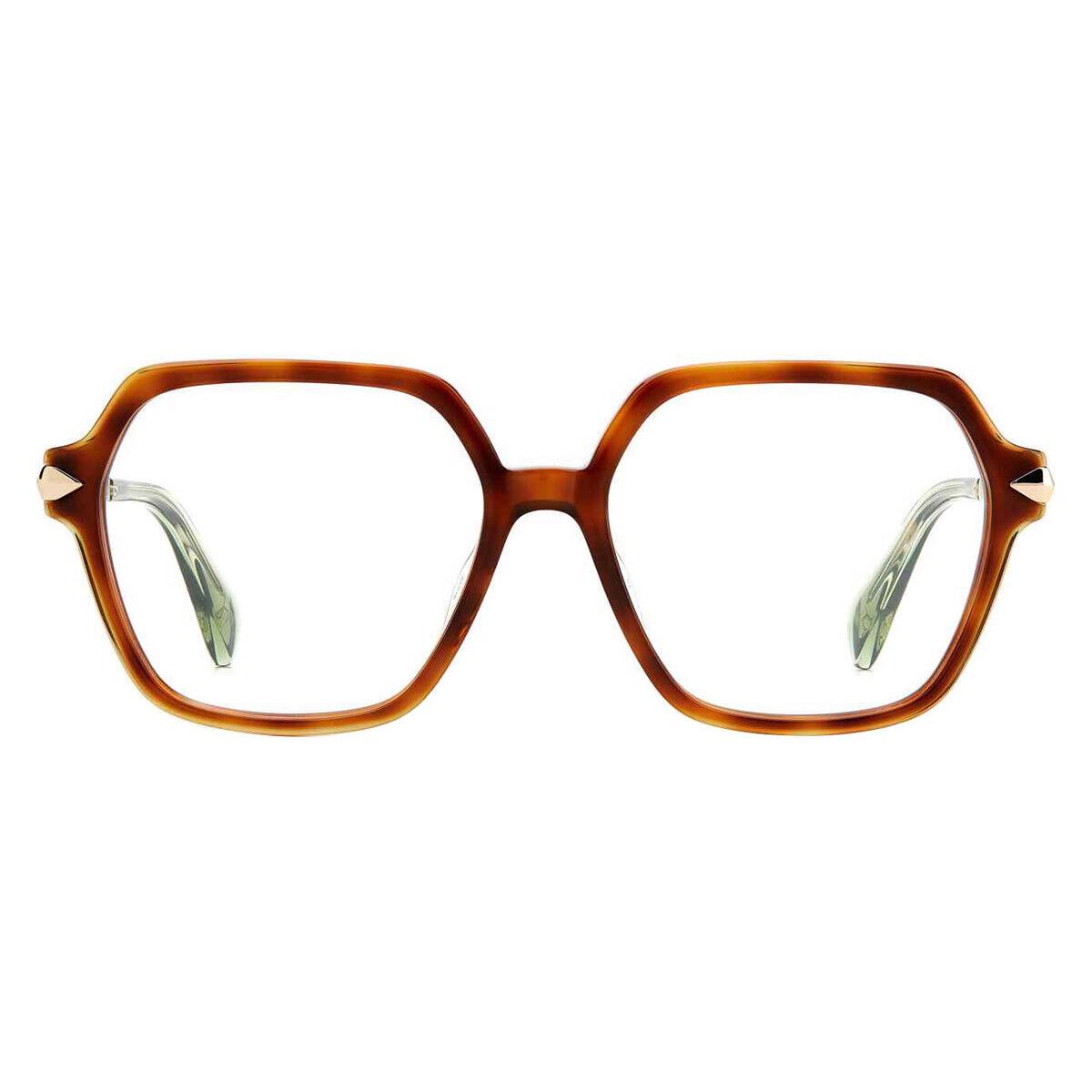 Rag Bone 3052/G Eyeglasses Women Havana Geometric 55mm