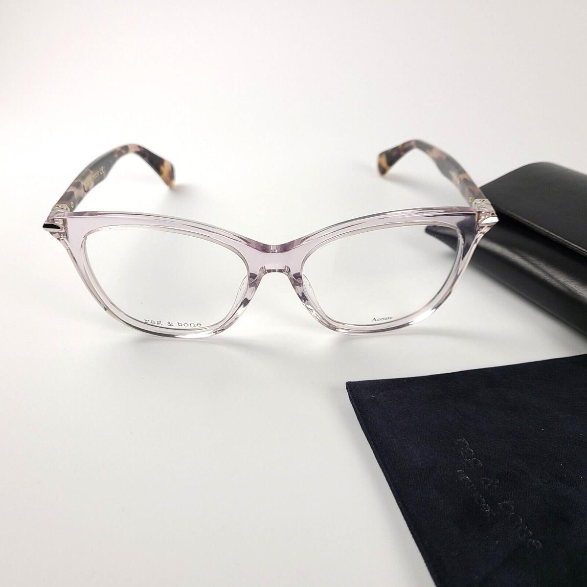 Rag Bone RNB3033 Fwm Women`s Plastic Eyeglass Frame 50-16-140 W/case