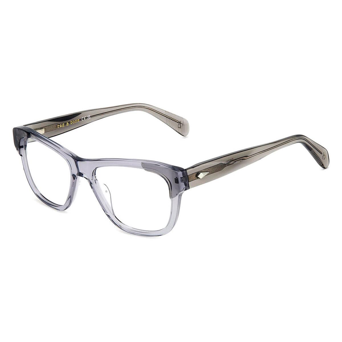 Rag Bone RNB7061/G Eyeglasses Men Gray 55mm - Frame: Gray, Lens: Demo