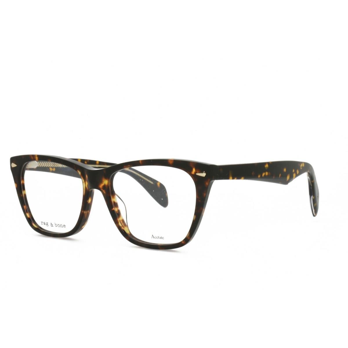 Rag Bone Eyeglasses 3013 086 Dark Havana 51-16-140