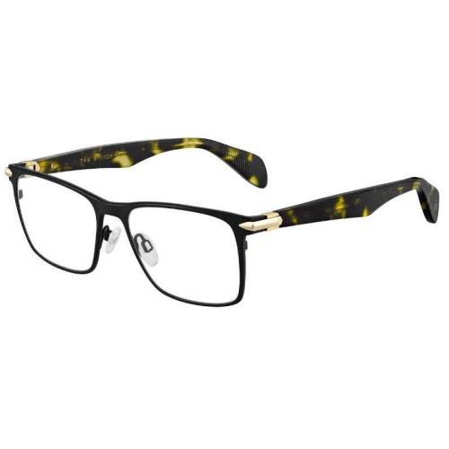 Rag Bone Rnb 7009 00AM Matte Black Havana Eyeglasses 53/17/145