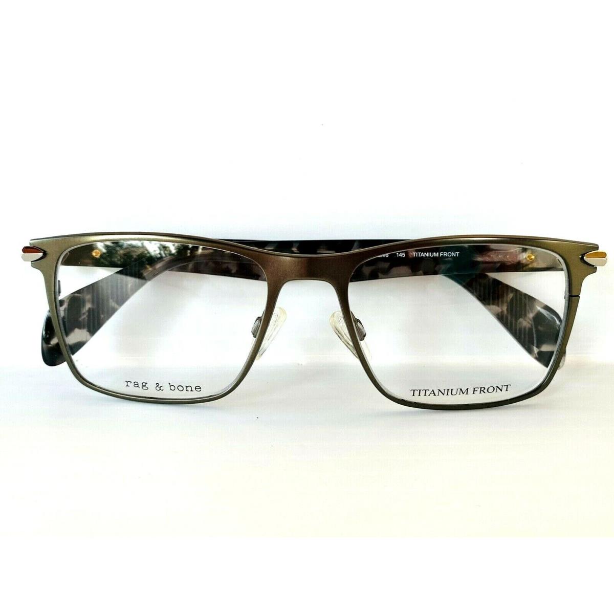 Rag Bone Eyeglasses Rnb 7009 2M6 55m Mt Green Titanium Men Ophthalmic Rx Frame