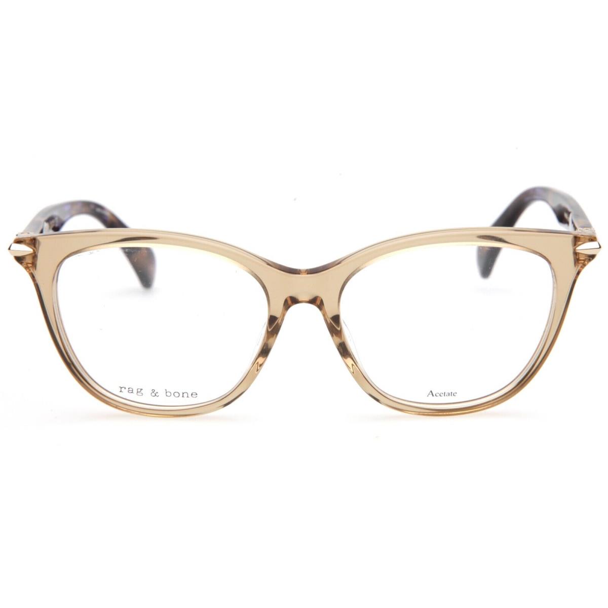 Rag Bone RNB3033 Dex Brown Eyeglasses Frame 52-16-140mm B42