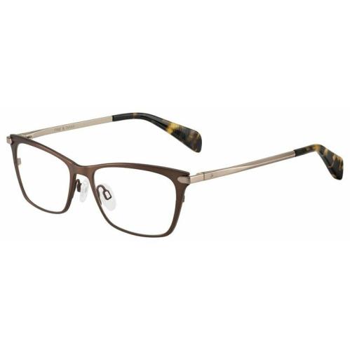 Rag Bone Titanium Eyeglasses Rnb 3007 Aai 51mm Mt Brown Women Ophthalmic Frame