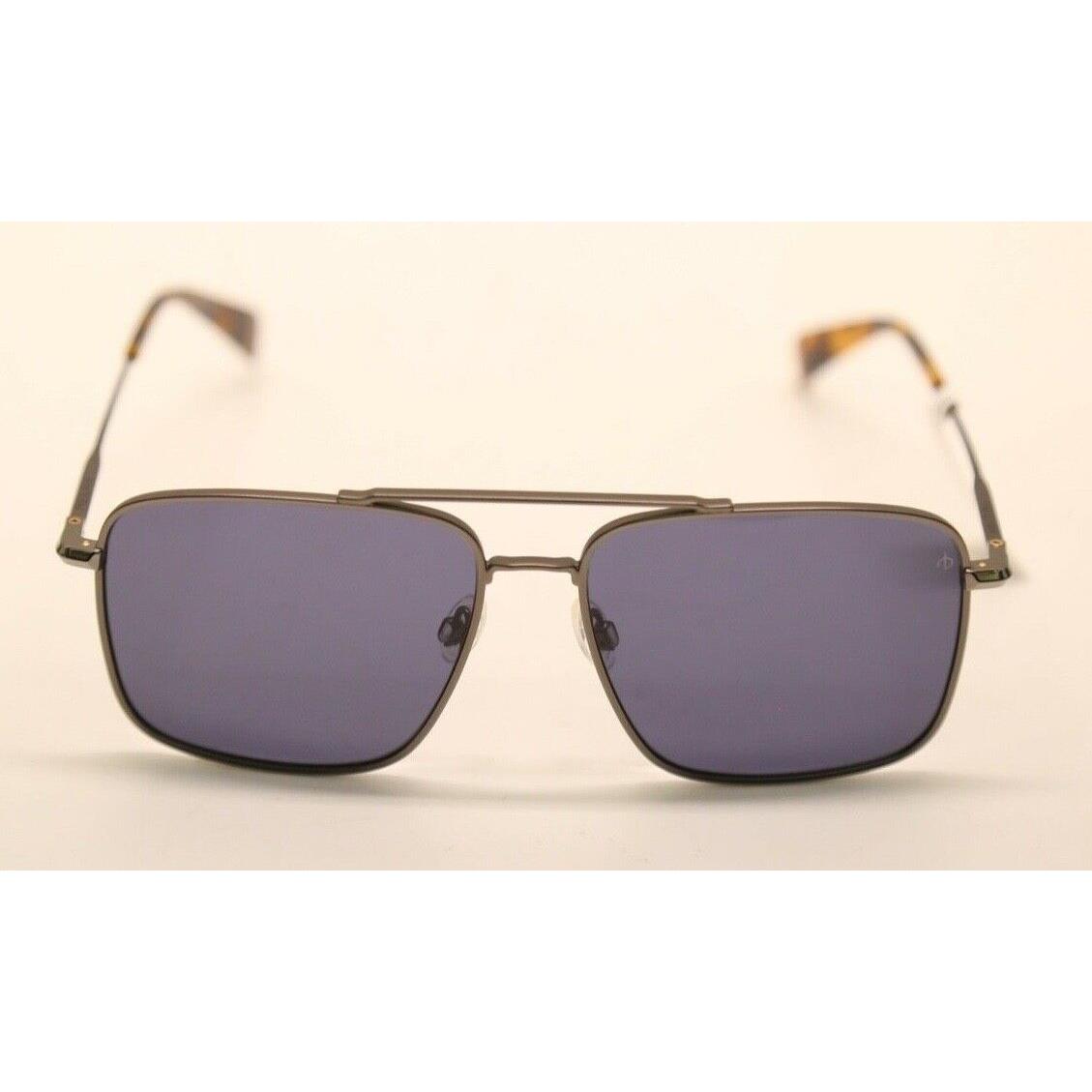 Rag Bone RNB5022/S R80 KU Gunmetal/blue Lens Sunglasses 1308