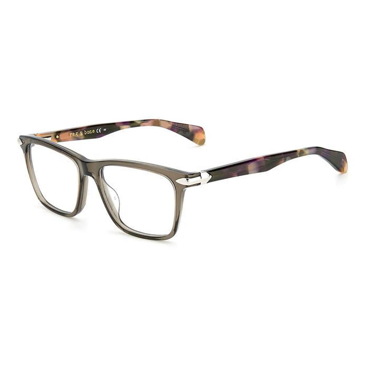 Rag Bone Rnb 3043 Ack Crystal Grey Eyeglasses 53/16/140