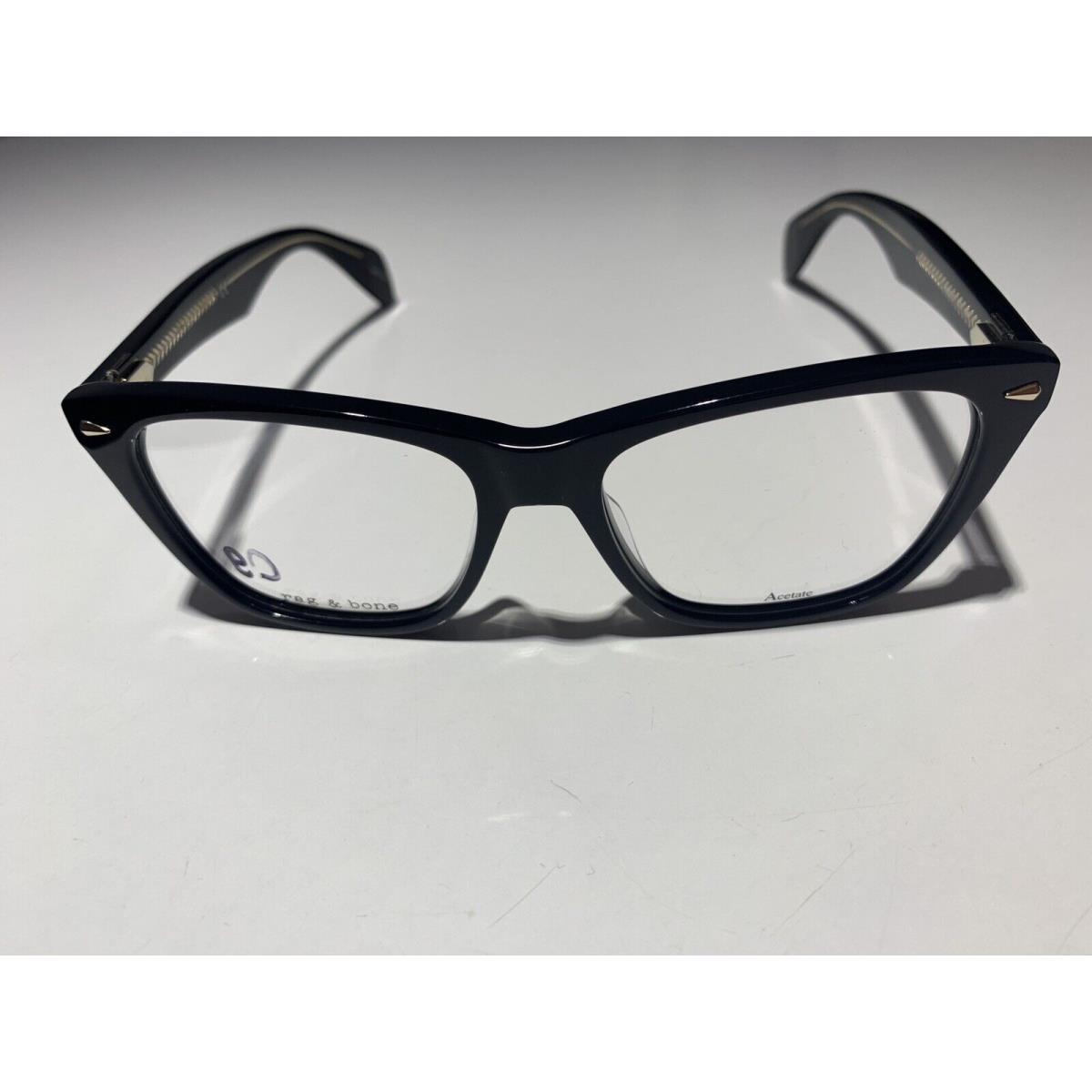 Rag Bone Rnb 3013 807 Black 51 x 16 140 Eyeglass Frames