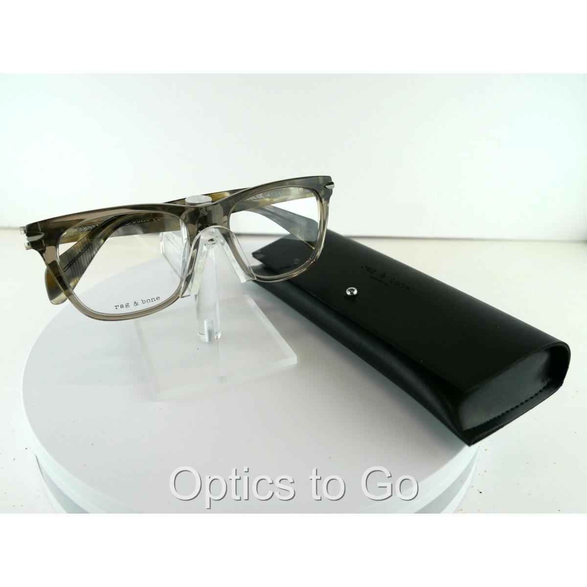 Rag Bone Rnb 7004 Yql Grey Beige 54-18-150 Eyeglass Frames