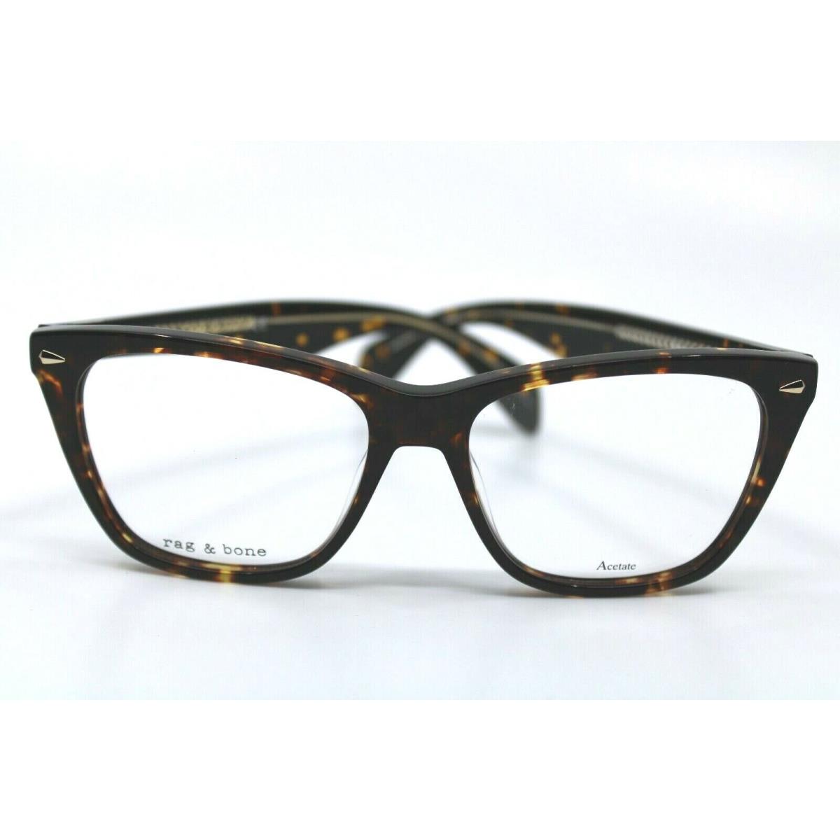 Rag Bone RNB3013 086 Dark Havana Eyeglasses 53