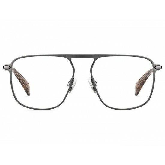 Rag Bone Eyeglasses Rnb 7021 R80 56mm Mtte Ruthenium Men`s Ophthalmic Rx Frame