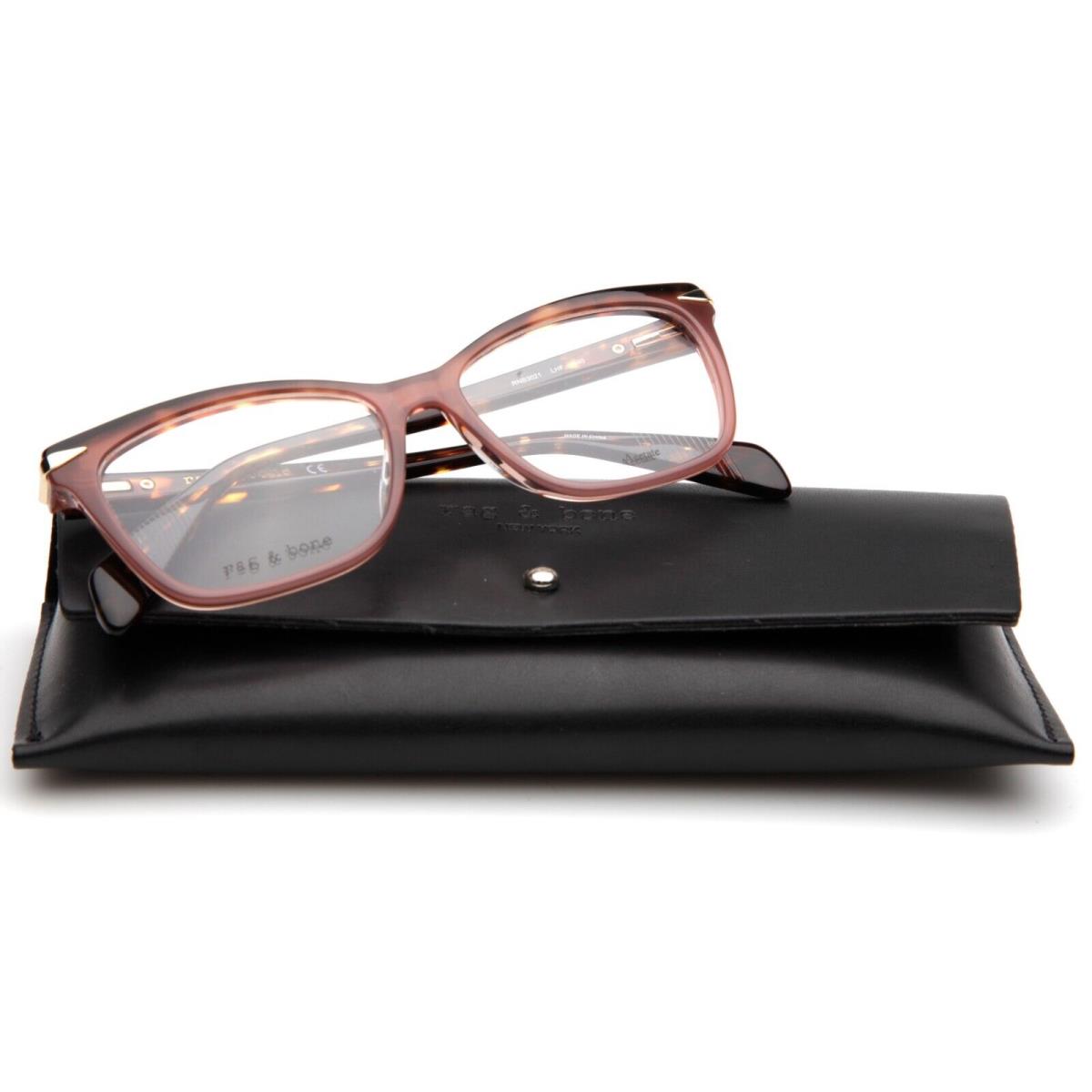 Rag Bone RNB3021 Lhf Opal Burgundy Eyeglasses Frame 51-15-140mm B36