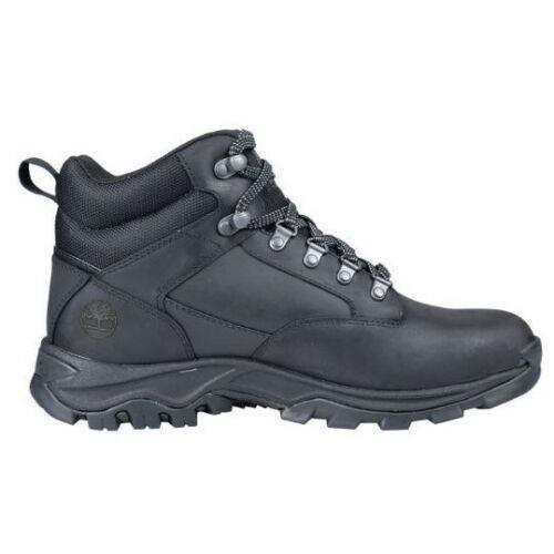 Timberland Men`s Keele Ridge Waterproof Black Mid Hiker Boots A11MD All Sizes