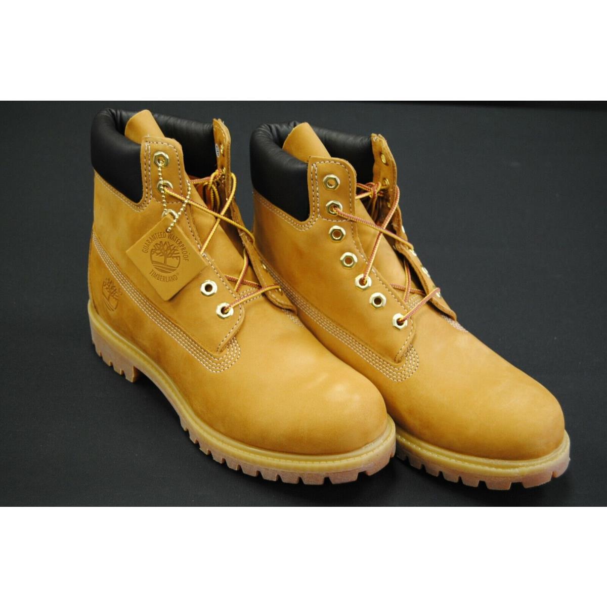 TB0 10061 Men`s Timberland 6 Premium Boot Wheat Nubuck Waterproof TM1