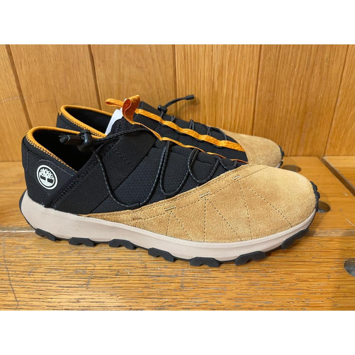 Timberland Men`s Winsor Trail Slip ON Wheat Suede W Black Shoes A5TPZ