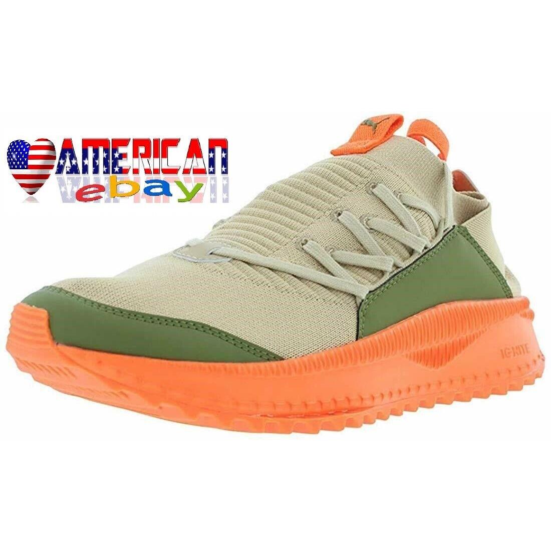 Timberland Puma Men`s Tsugi Jun Anr Tan/olive/orange 367701 01 Shoes Mens Sneakers Khaki