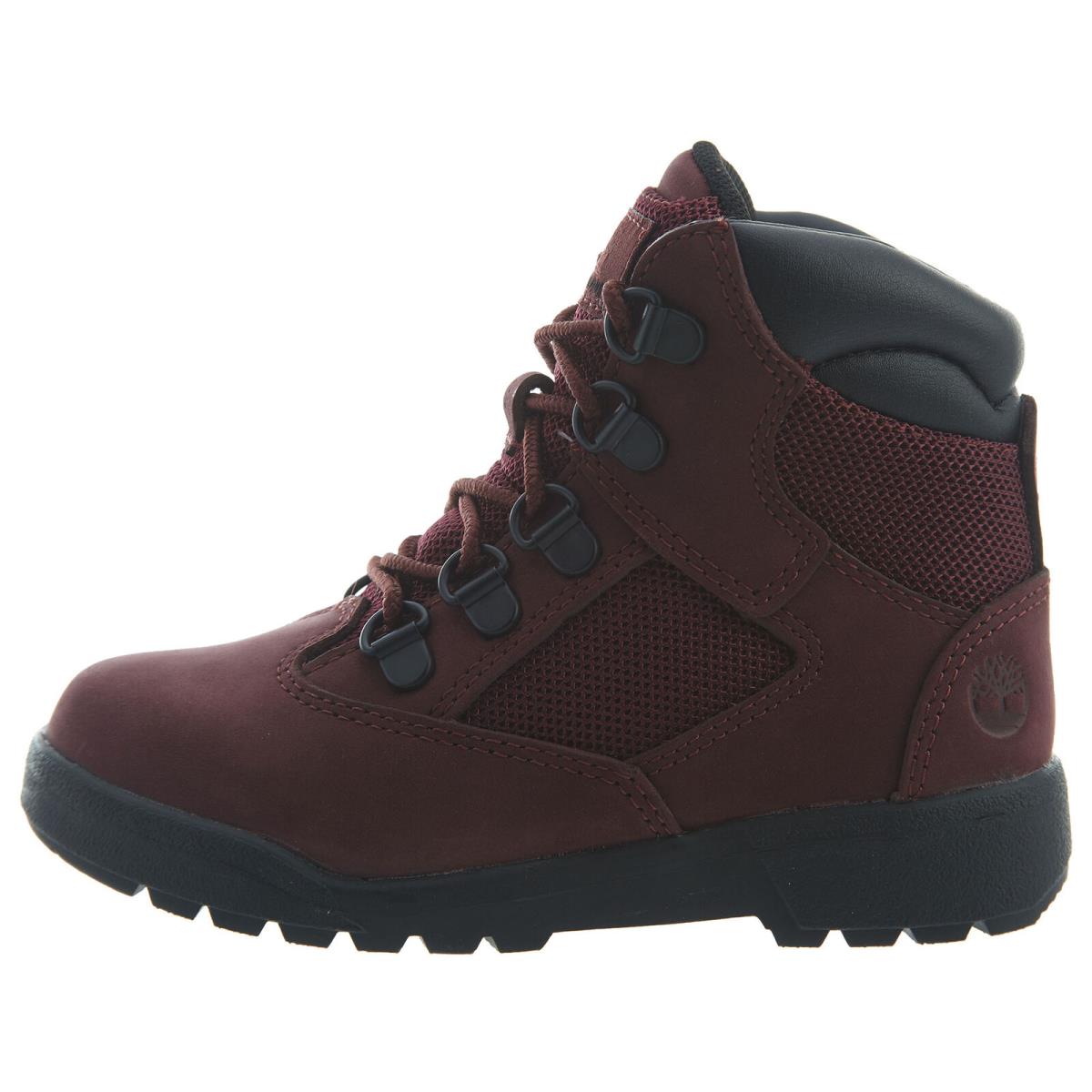 Timberland 6 Field Boots Toddlers Style : Tb0a1at2-Burgundy