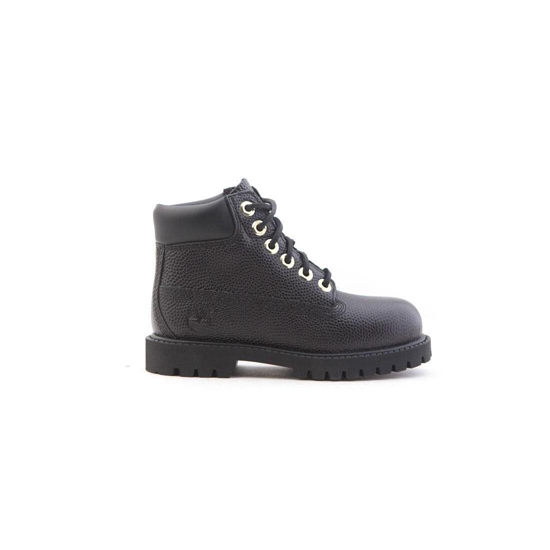 Timberland Toddlers 6 Inch Premium Boot Black Textured Black TB0A16XQ001