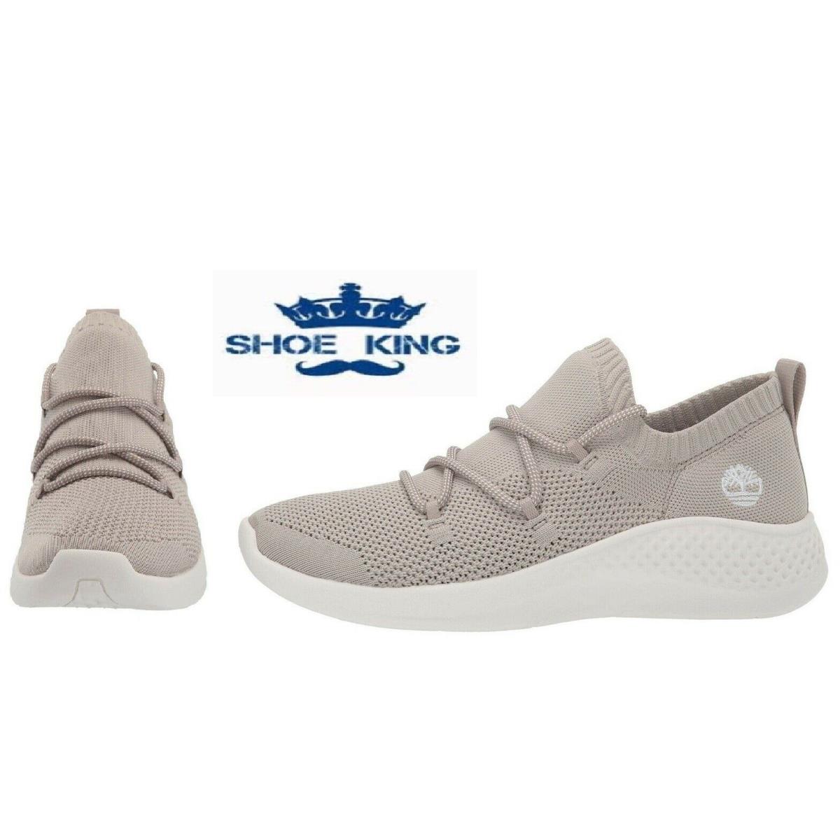 Timberland Women`s Flyroam GO Knit Sneakers Shoes Beige/taup A1YQ2