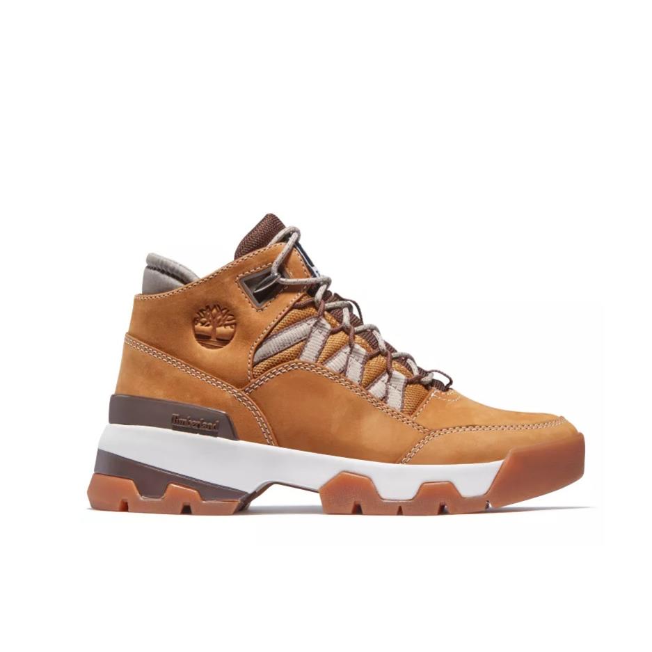 Timberland Euro Swift Hiking Boots Women`s Shoes Leather Wheat Nubuck Light