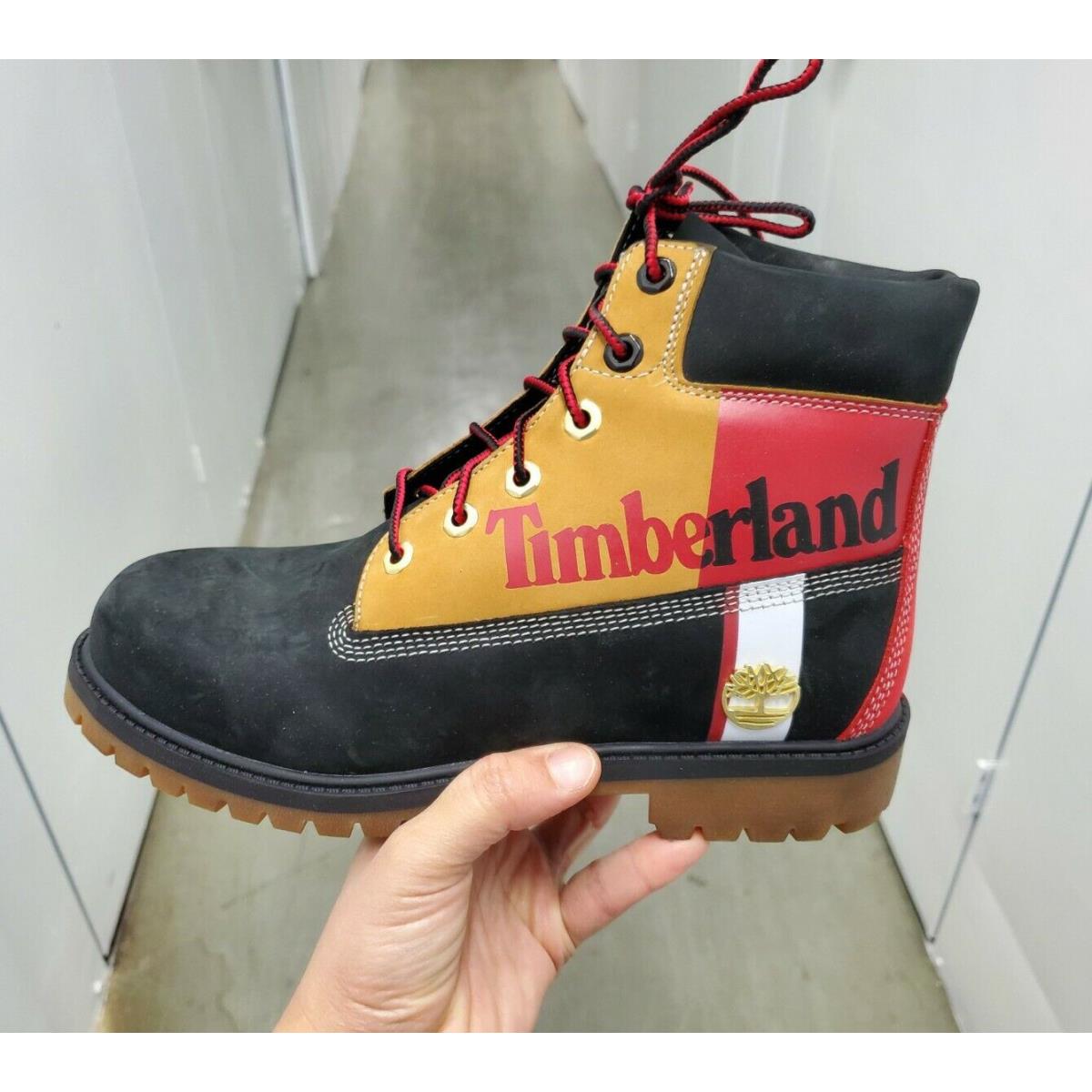 Timberland 6 Inch Premium Boots Black Colorblock Youth/ Women TB0A29NA 001