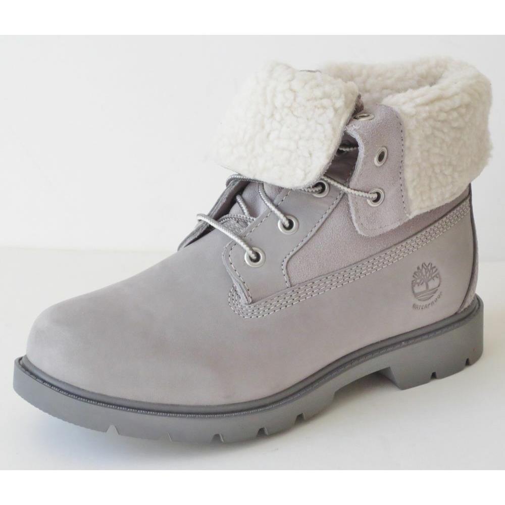 Timberland Women`s Linden Woods Waterproof Fleece Fold-down Boots 4 Colors