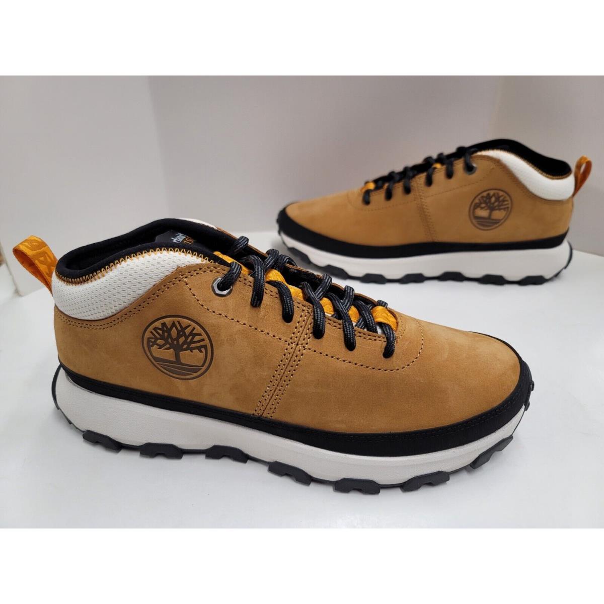 Mens Timberland Winsor Trail Hiking Shoes TB0 A5TWV 231 Wheat Black White