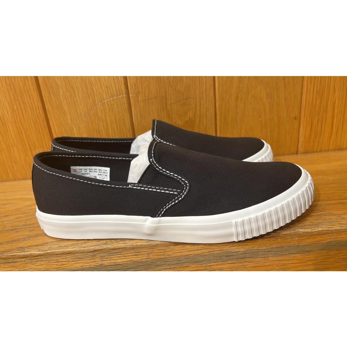 Timberland Women`s Skyla Bay Slip ON Black Canvas A2FP7 All Sizes