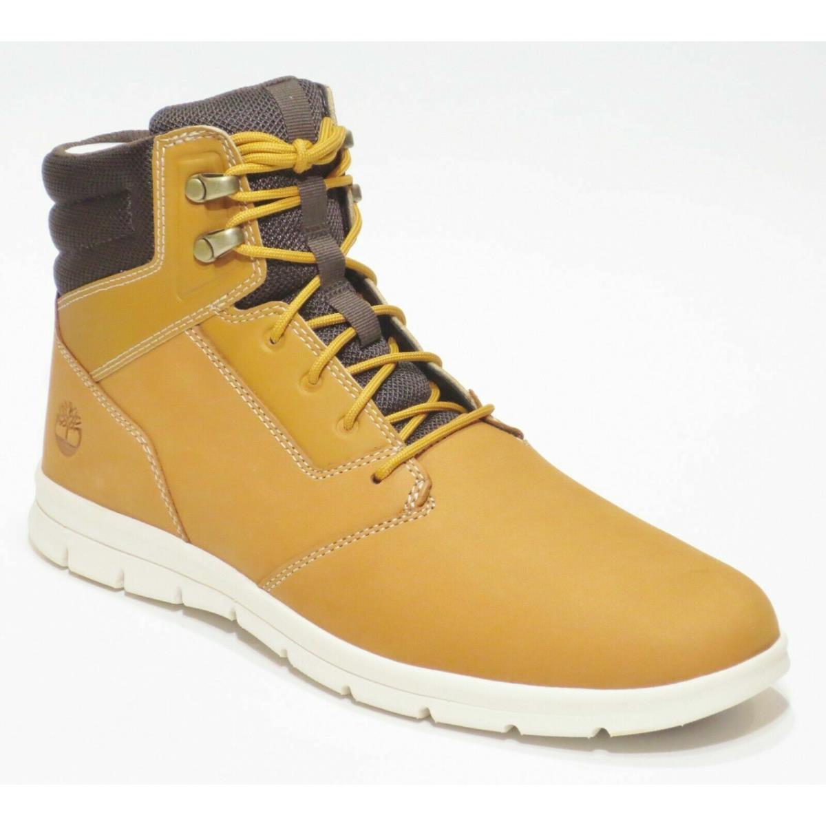 Timberland Men`s Graydon Mid Lightweight Sneaker Chukka Boot Shoe Wheat A1OEA