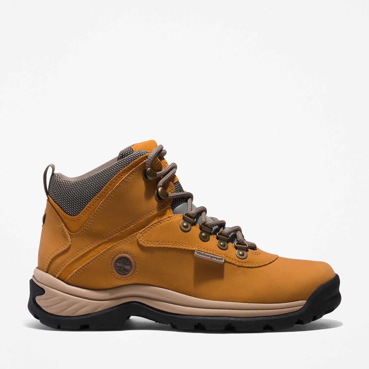 Timberland Women`s White Ledge Waterproof Mid Hiker Boots TB:012668:242:110:M:1: Wheat Full-Grain