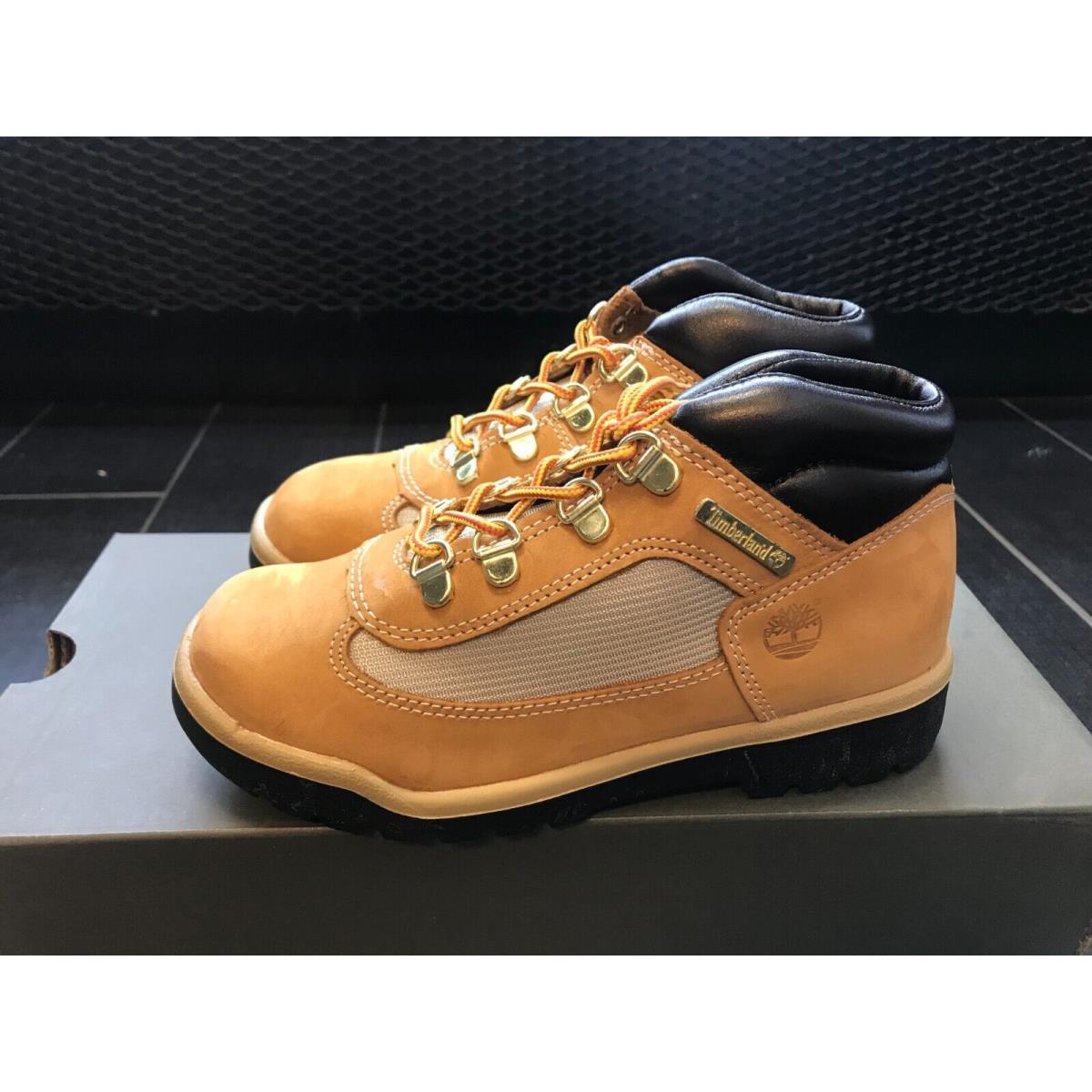 TB 015745 713 Kid`s Timberland L/f Mid Field Boot Wheat Nubuck