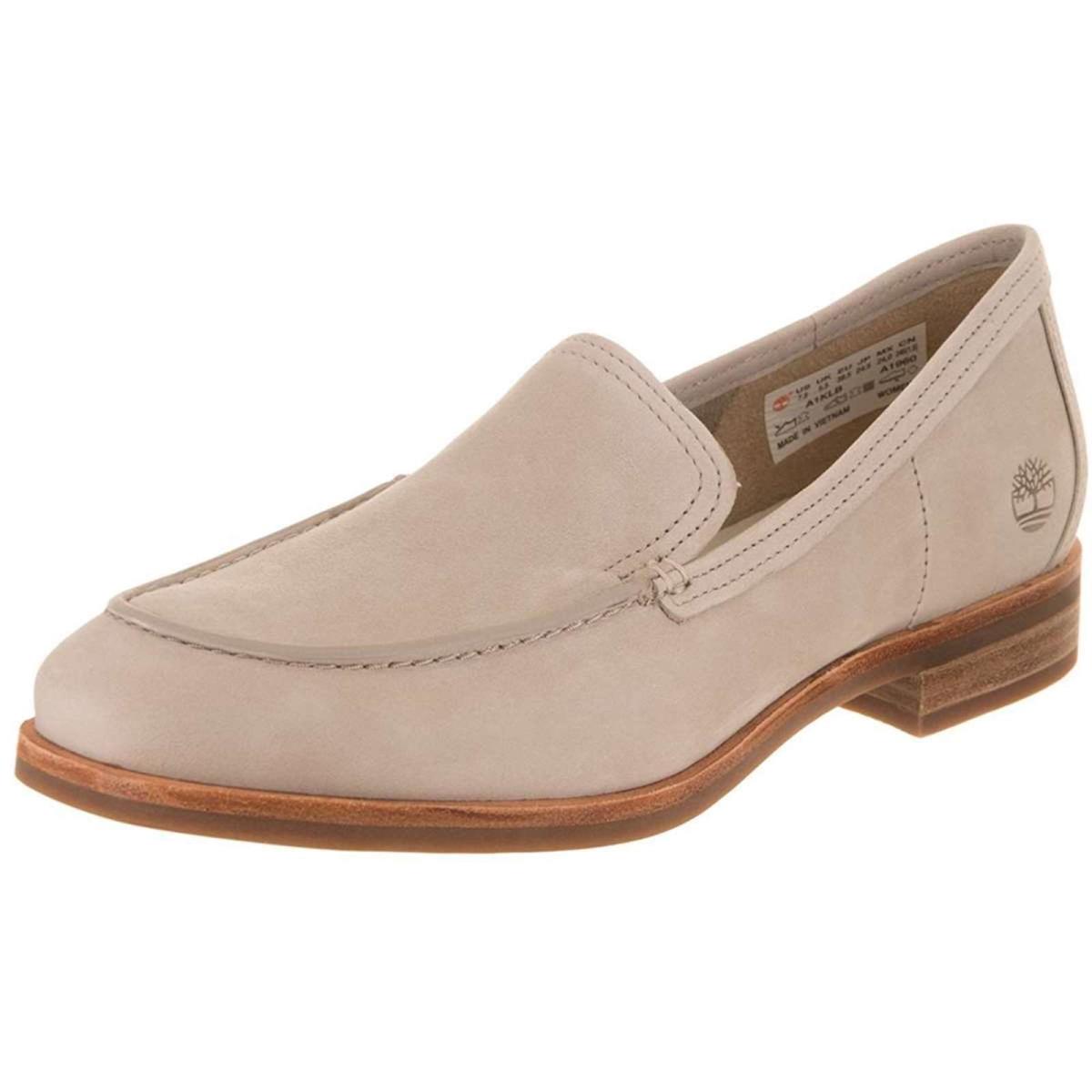 Women Timberland Somers Falls Beige Loafer Slip On Shoes - Beige