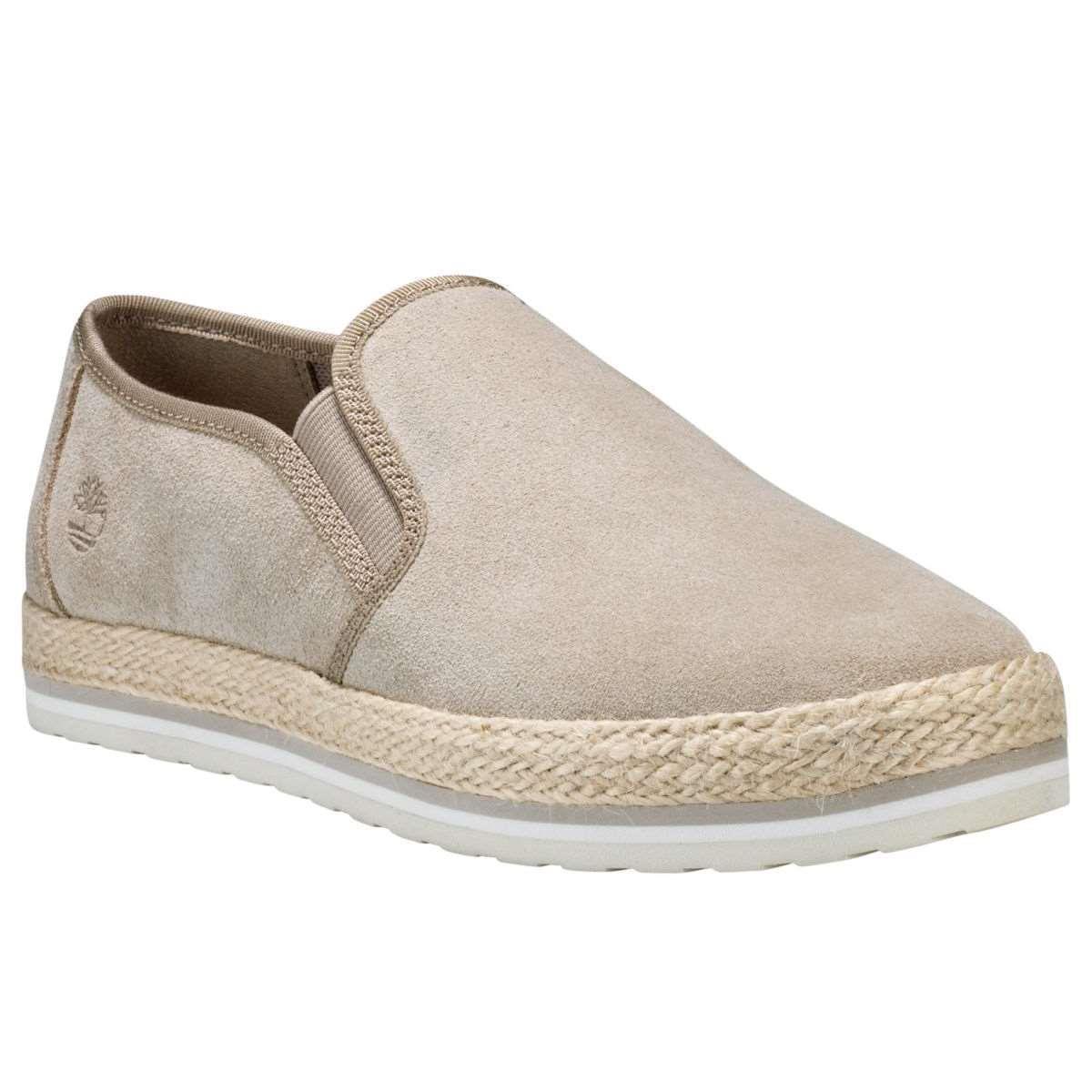 Women Timberland Eivissa Slip-on Shoes Canvas Summer Comfort Flats