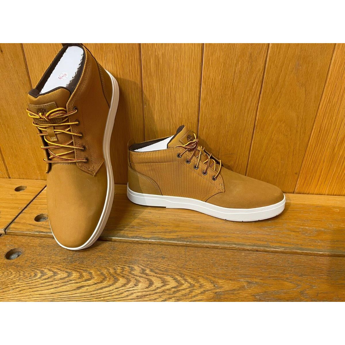 Timberland Men`s Davis Square Chukka Casual Shoes TB0 A1OI3 231 Wheat All Sizes