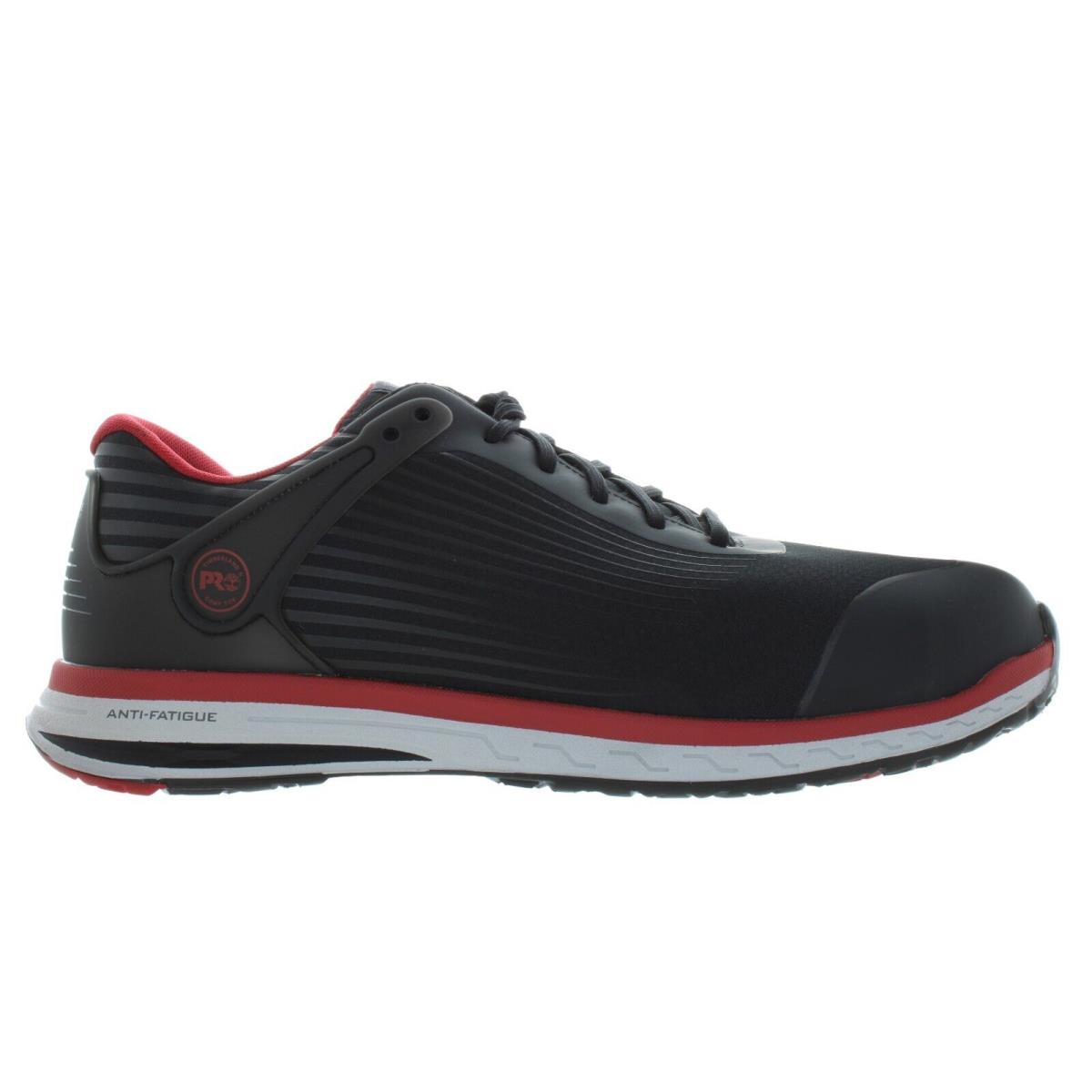 Timberland Pro Men`s Drivetrain Composite Toe Work Black-red Sneakers