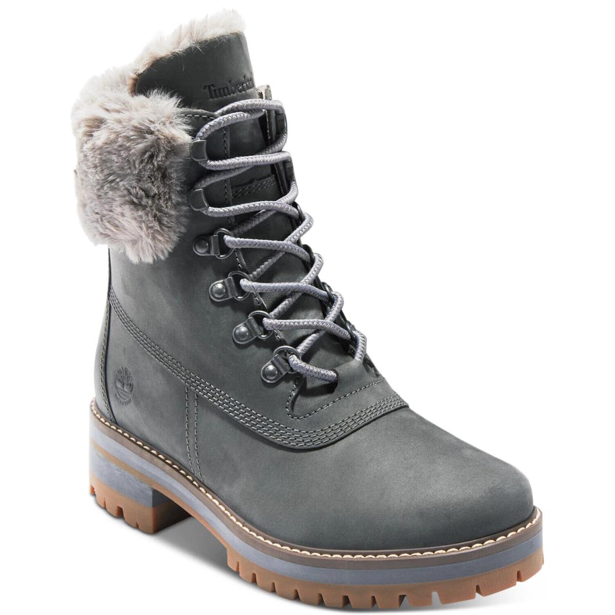 Timberland Courmayeur Valley 6 WP Warm Lined Grey Ankle Boots Shoes 8 9