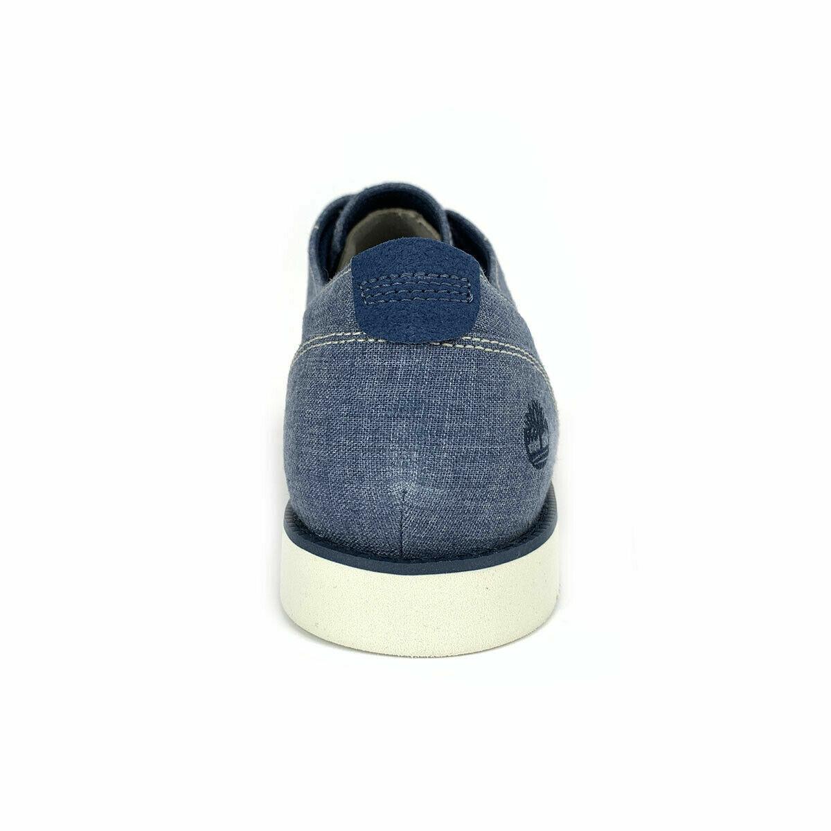 Timberland Men`s Woodhull Denim Canvas Oxford Shoes A1XRZ