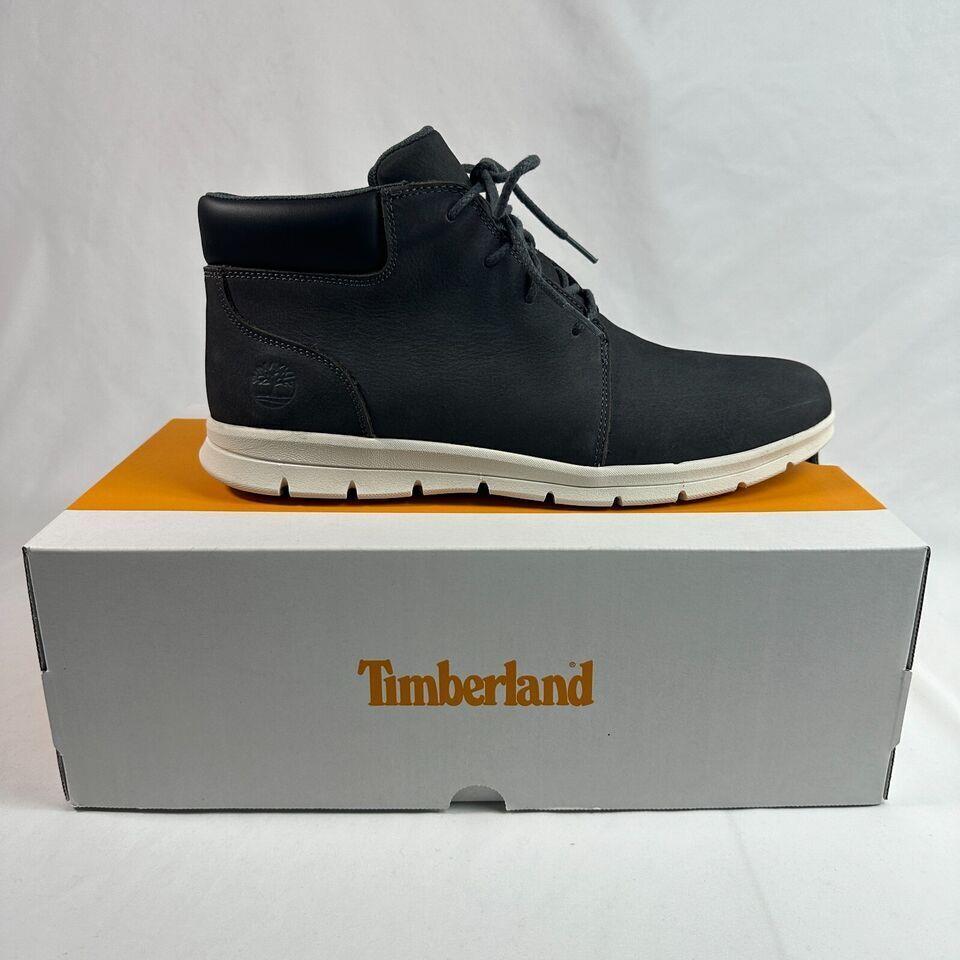 Timberland Men`s Graydon Chukka Dark Gray Nubuck Lightweight Boot A4132 SZ 12-13