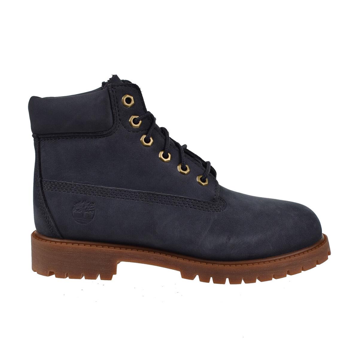 Timberland Premium 6 Inch Little Kids` Boots Dark Blue TB0A2H9X - Dark Blue