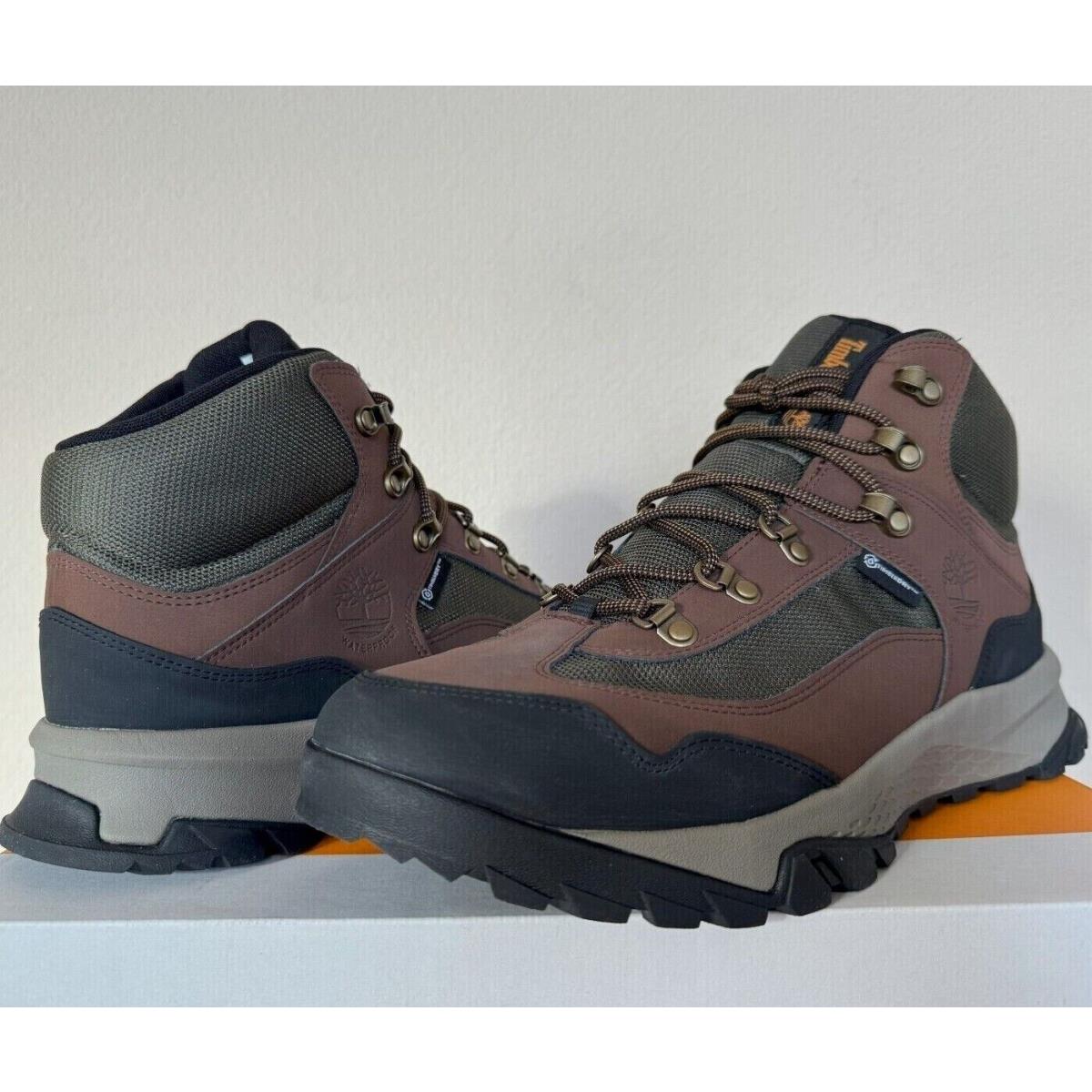 Timberland Lincoln Peak Waterproof Leather Mid Hiker Boots Men`s Shoes