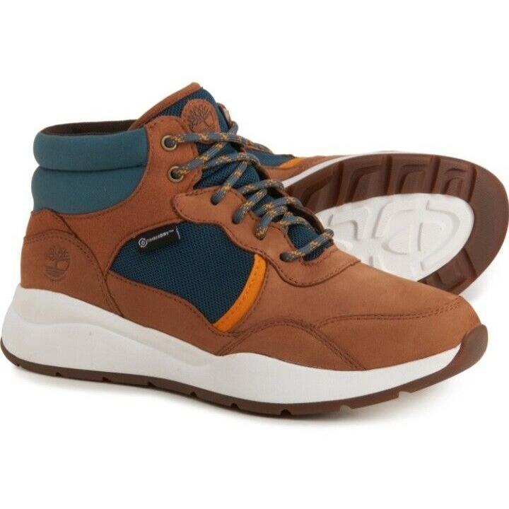 Timberland Boroughs Women`s Mid Boots-waterproof Leather Rust Nubuck