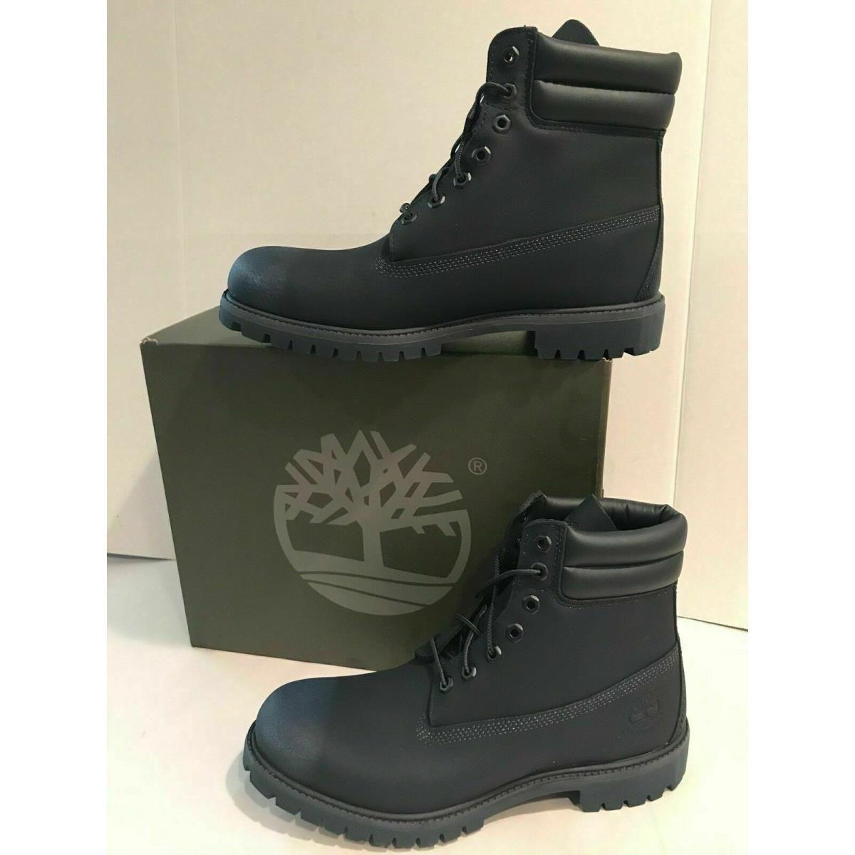 Timberland Men`s 6 Premium Waterproof Double Collared Tectuff Boot A1OZY Navy