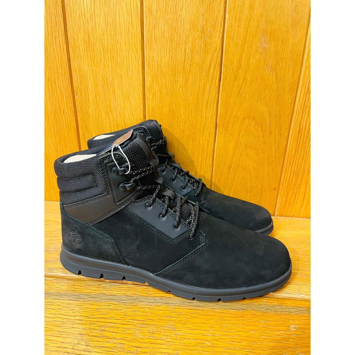 Timberland Men`s Graydon Sneaker Boot Black Nubuck A1ZRR All Sizes