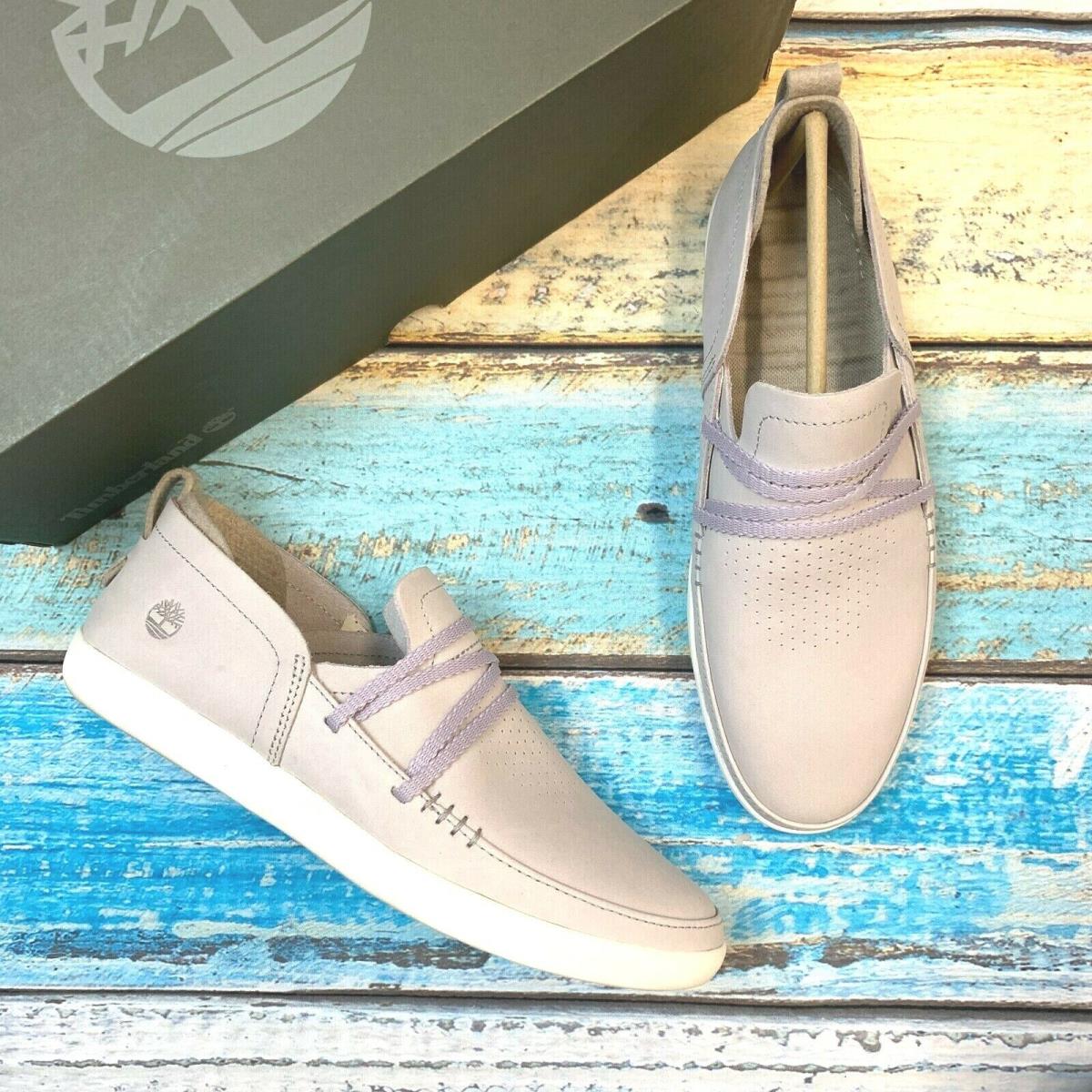 Timberland Women`s Light Purple Slip On Leather Shoes