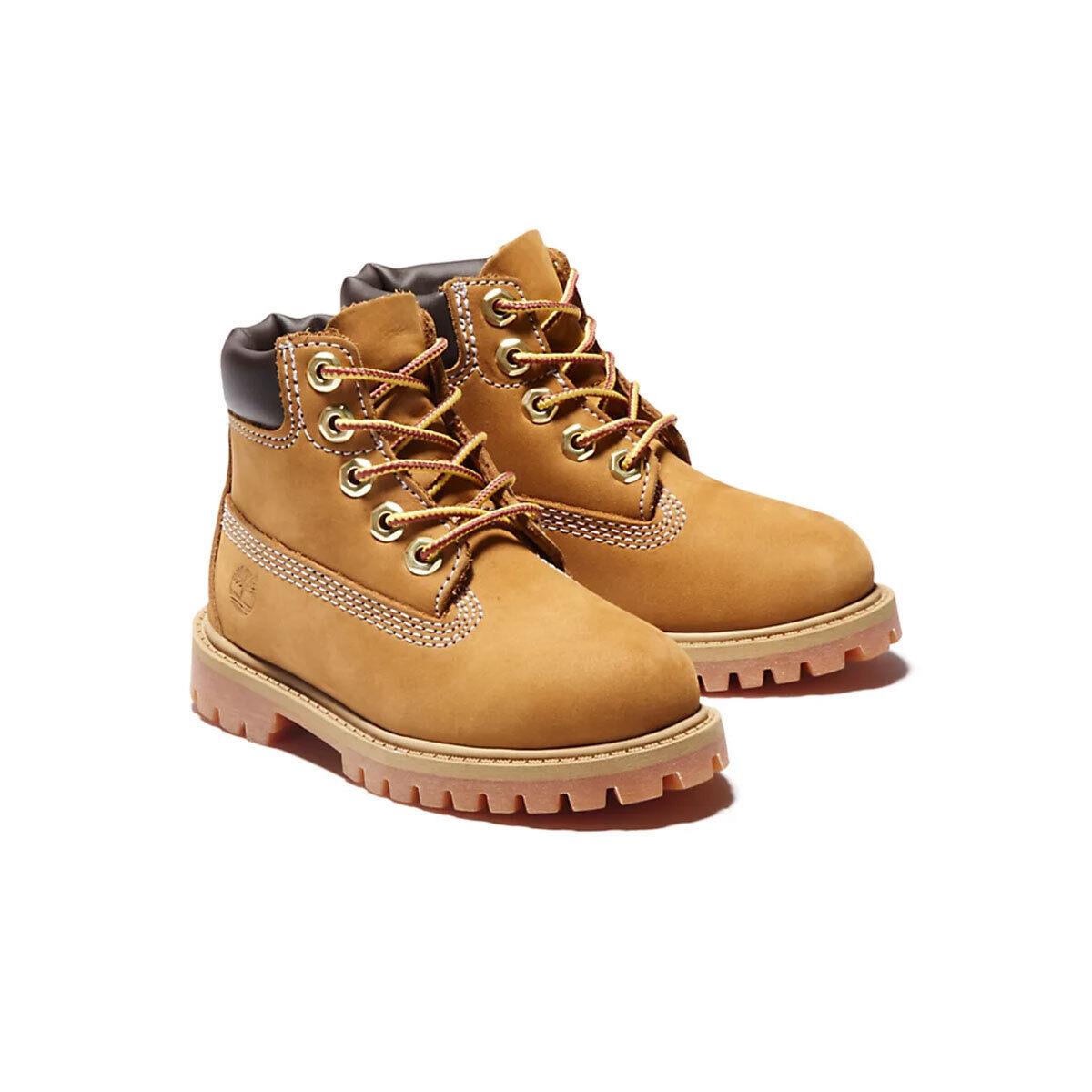 Timberland Toddler Premium 6 Inch Waterproof Boot TB-012809-713 Wheat 2C-10C - Wheat