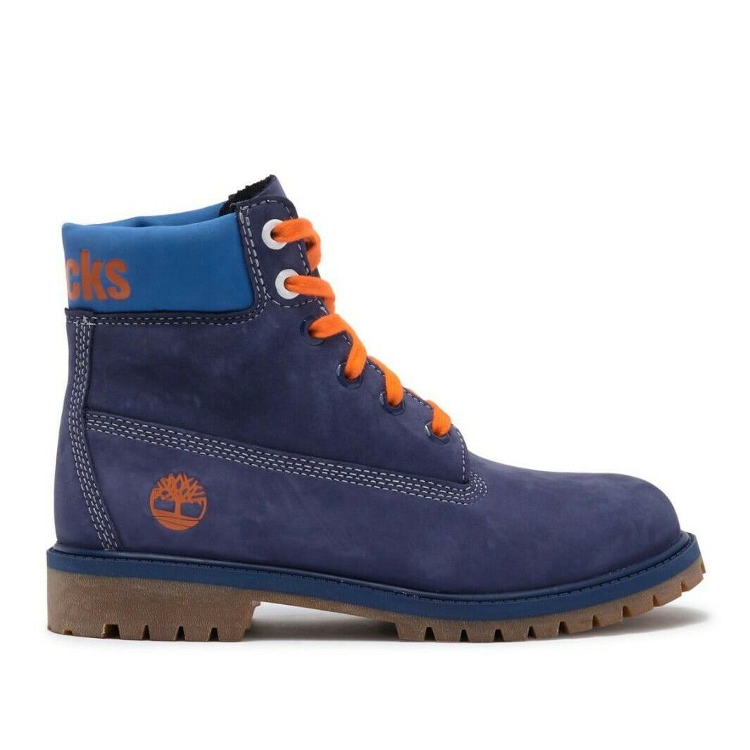 Timberland Junior`s Nba York Knicks 6 Boots Blue A246VE09