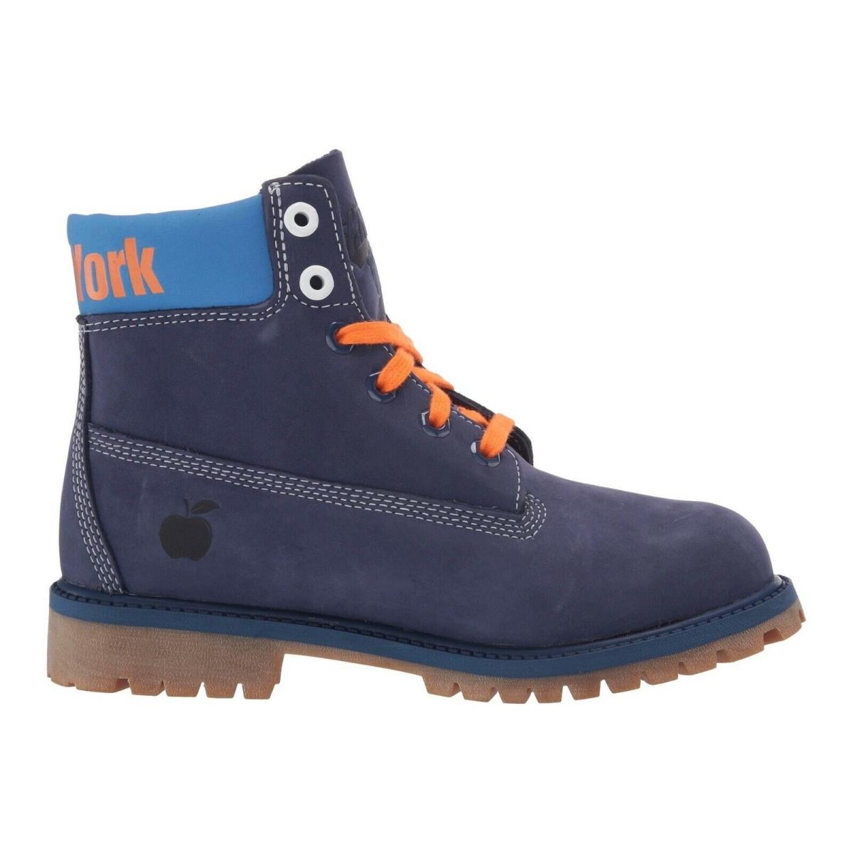 Timberland Junior s Nba York Knicks 6 Boots Blue A246VE09 6.5 Timberland shoes Blue Fash Direct