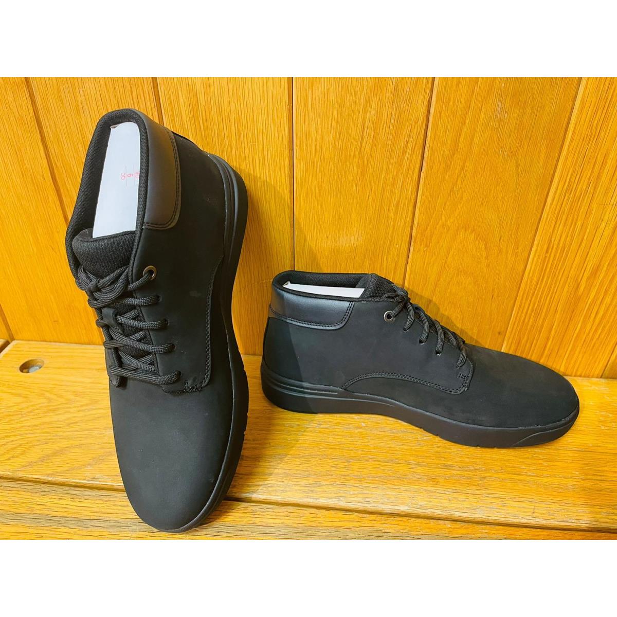 Timberland Men`s Seneca Bay Chukka Black Nubuck A5S5M Sizes: 11.5 - 13