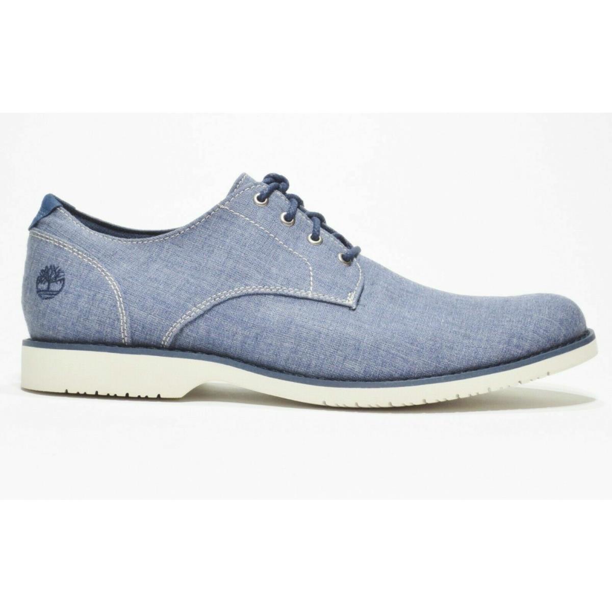 Timberland Men`s Woodhull Denim Canvas Oxford Shoes Select Color 7